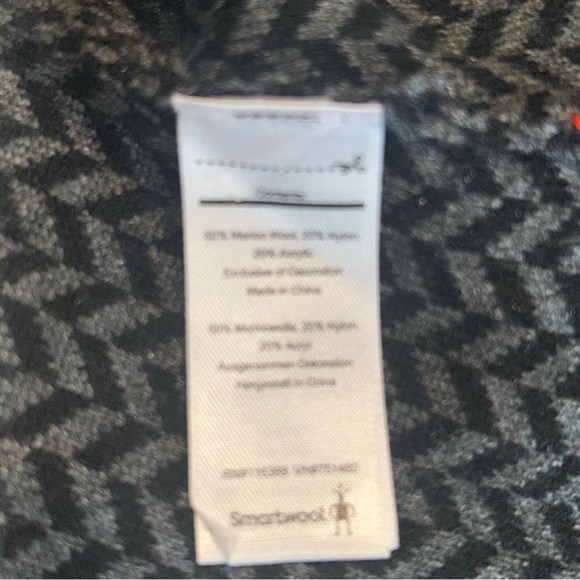 Smartwool Black and White Cowl Neck Sweater - Picture 8 of 8